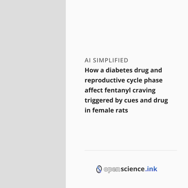 How a diabetes drug and reproductive cycle phase affect fentanyl ...