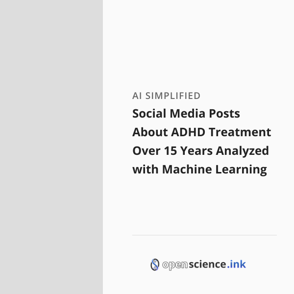 Social Media Posts About ADHD Treatment Over 15 Years Analyzed with ...