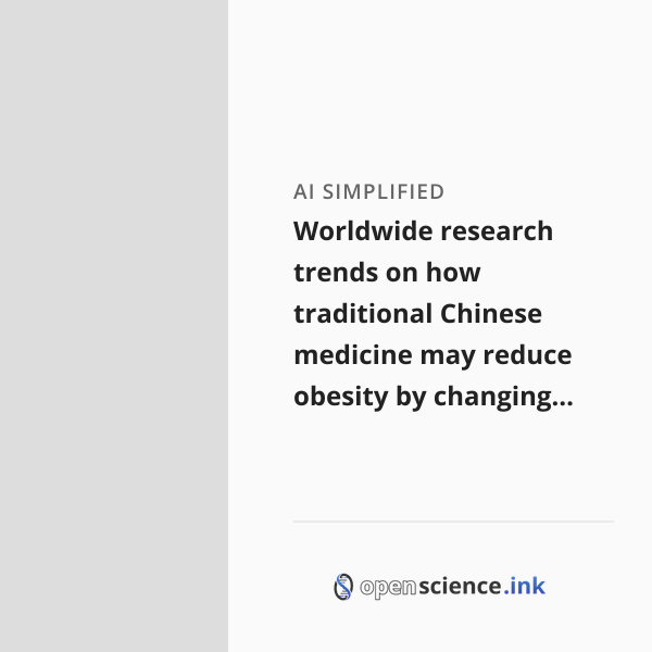 Worldwide research trends on how traditional Chinese medicine may ...