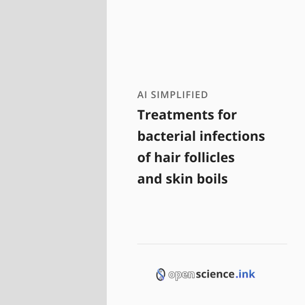 Open Carbuncle Treatments for bacterial infections of hair follicles and skin boils ...