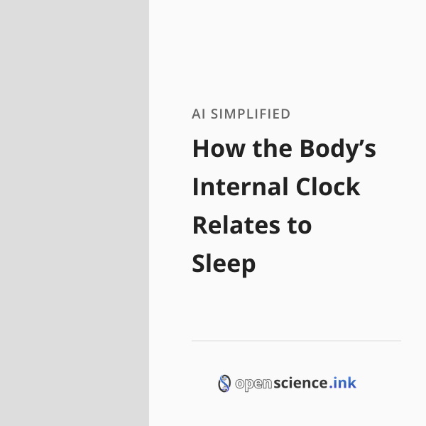 How the Body’s Internal Clock Relates to Sleep | studies, simplified
