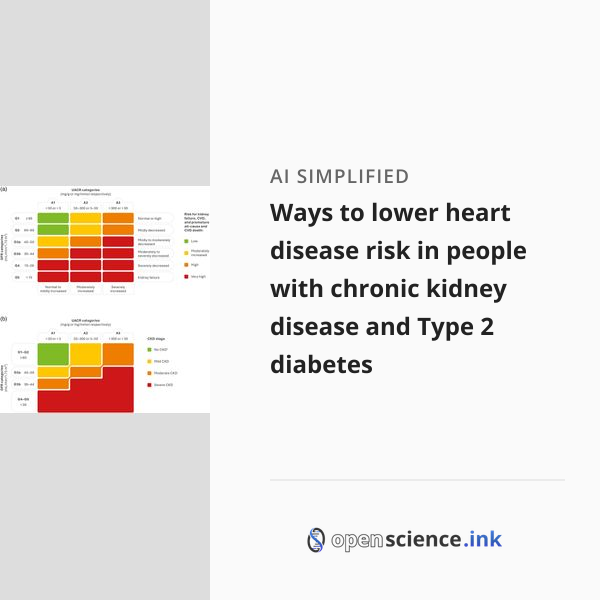 Ways to lower heart disease risk in people with chronic kidney disease ...