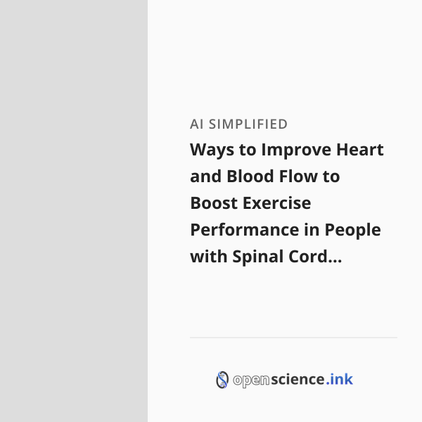 Ways to Improve Heart and Blood Flow to Boost Exercise Performance in ...