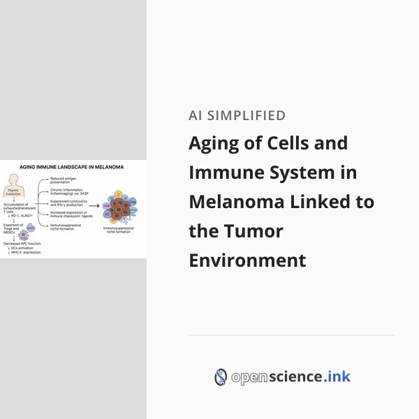 Aging of Cells and Immune System in Melanoma Linked to the Tumor ...