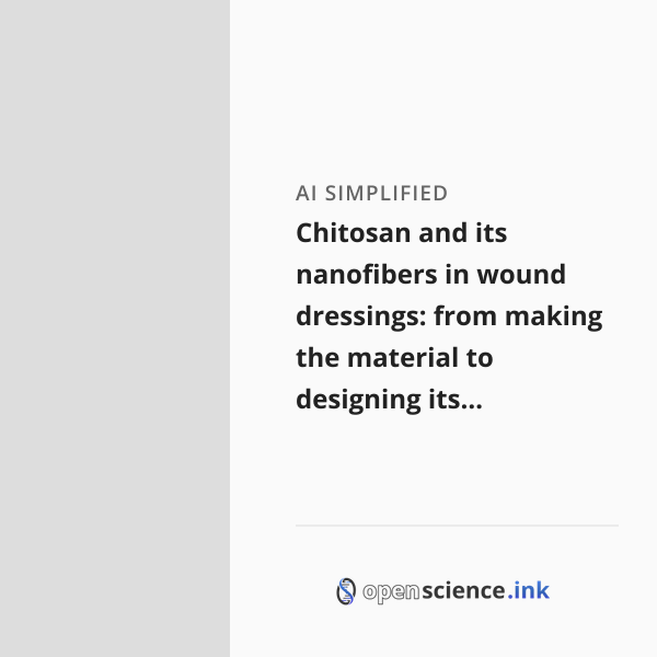 Chitosan and its nanofibers in wound dressings: from making the ...