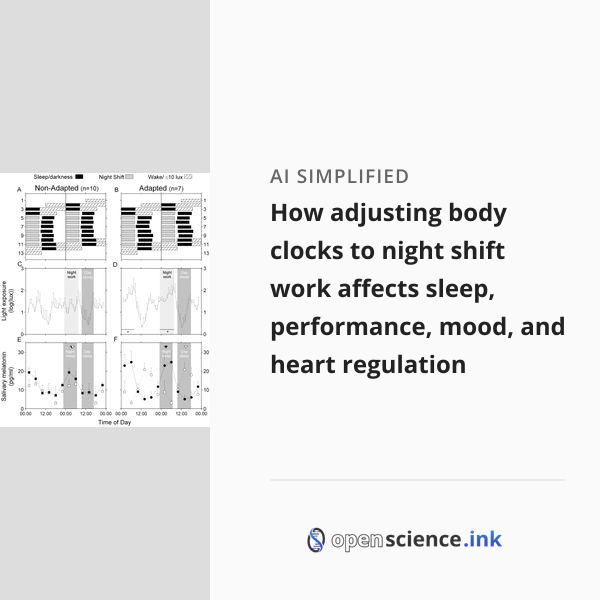 How adjusting body clocks to night shift work affects sleep ...
