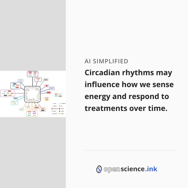 Circadian rhythms may influence how we sense energy and respond to ...