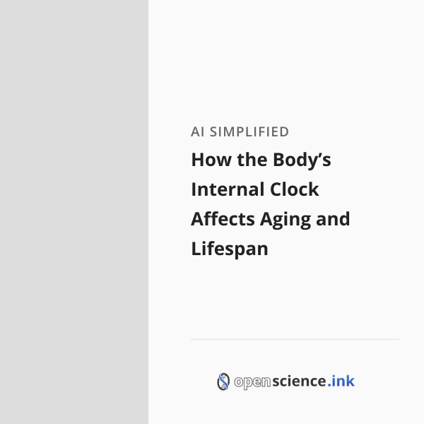 How the Body’s Internal Clock Affects Aging and Lifespan | studies ...