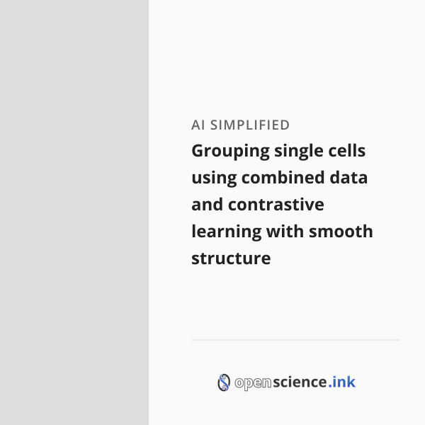 Grouping single cells using combined data and contrastive learning with ...