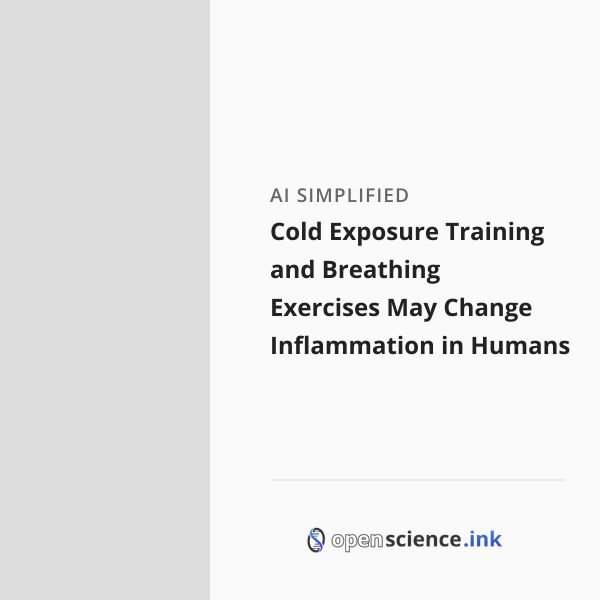 Cold Exposure Training and Breathing Exercises May Change Inflammation ...