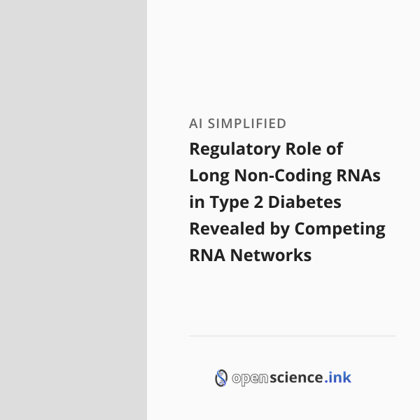 Regulatory Role of Long Non-Coding RNAs in Type 2 Diabetes Revealed by ...