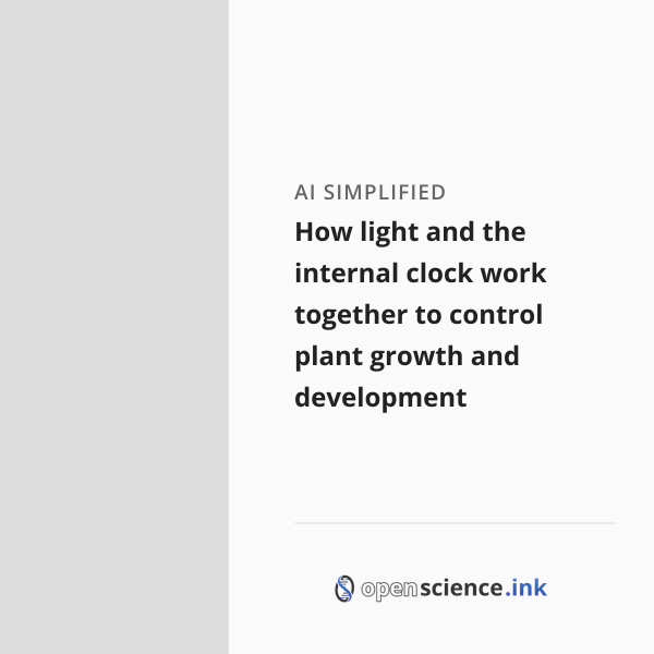 How light and the internal clock work together to control plant growth ...