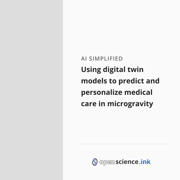 Using digital twin models to predict and personalize medical care in ...