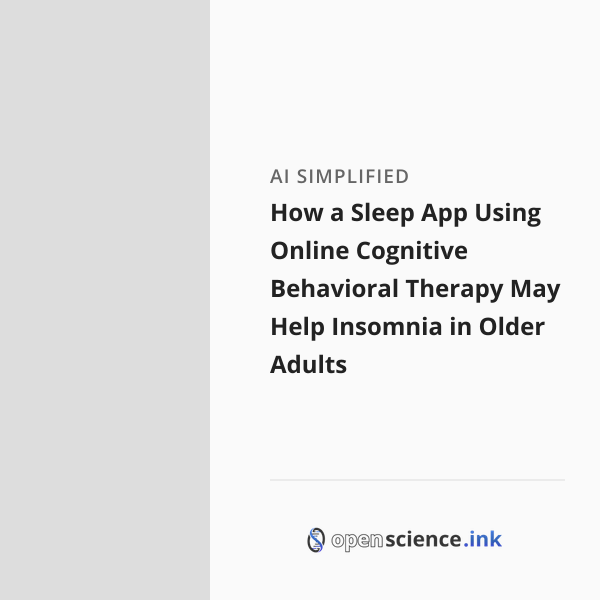 How a Sleep App Using Online Cognitive Behavioral Therapy May Help ...