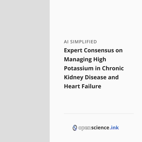 Expert Consensus on Managing High Potassium in Chronic Kidney Disease ...
