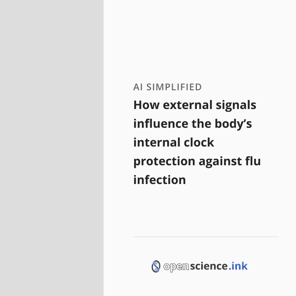 How external signals influence the body’s internal clock protection ...