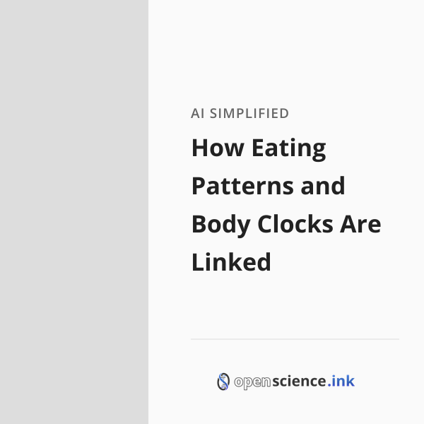How Eating Patterns and Body Clocks Are Linked | studies, simplified
