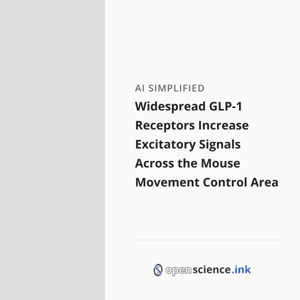 Widespread GLP-1 Receptors Increase Excitatory Signals Across the Mouse ...