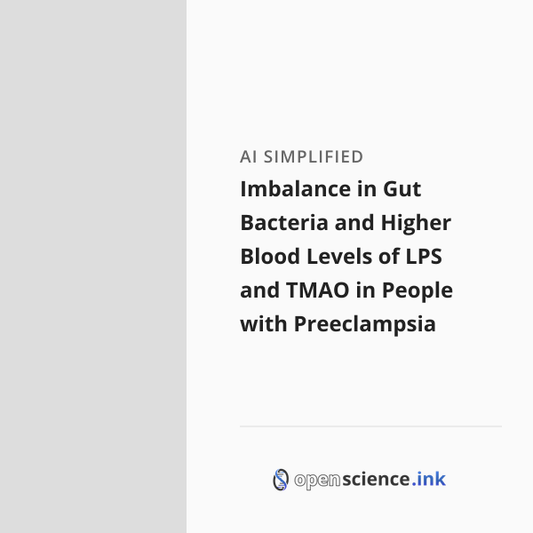 Imbalance in Gut Bacteria and Higher Blood Levels of LPS and TMAO in ...