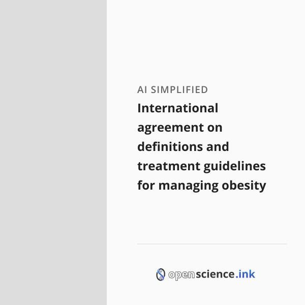 International agreement on definitions and treatment guidelines for ...