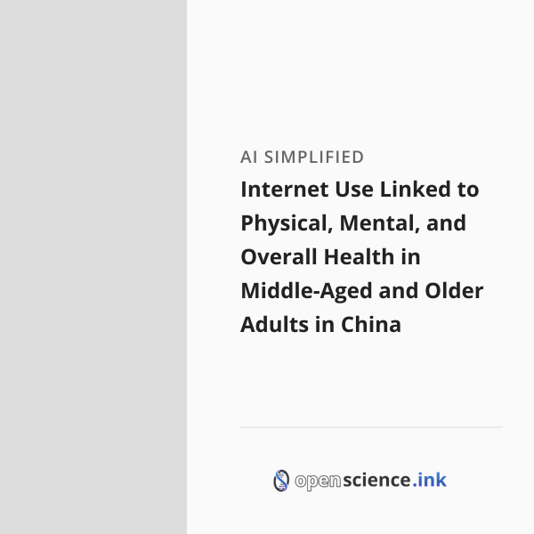 Internet Use Linked to Physical, Mental, and Overall Health in Middle ...