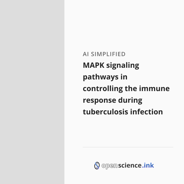 MAPK signaling pathways in controlling the immune response during ...