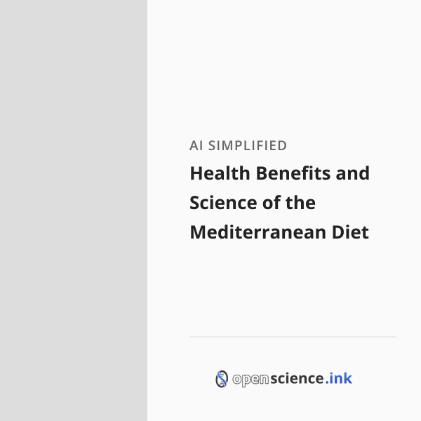 Health Benefits and Science of the Mediterranean Diet | studies, simplified