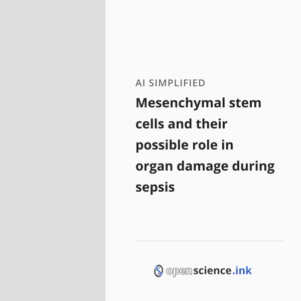 Mesenchymal stem cells and their possible role in organ damage during ...