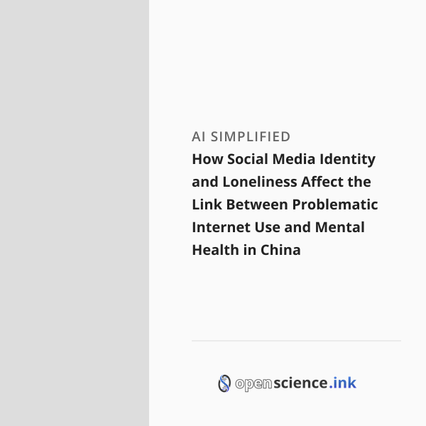 How Social Media Identity and Loneliness Affect the Link Between ...
