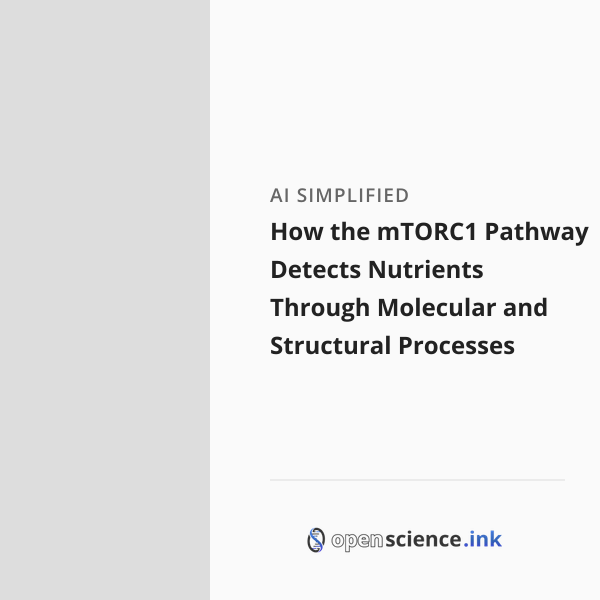 How the mTORC1 Pathway Detects Nutrients Through Molecular and ...