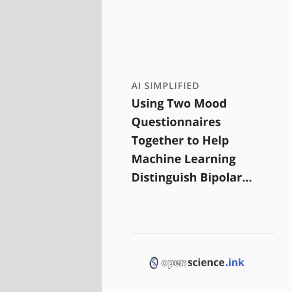 Using Two Mood Questionnaires Together to Help Machine Learning ...