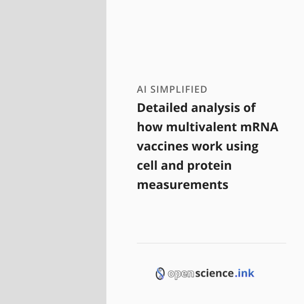 Detailed analysis of how multivalent mRNA vaccines work using cell and ...