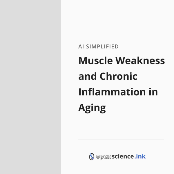 Muscle Weakness and Chronic Inflammation in Aging | studies, simplified