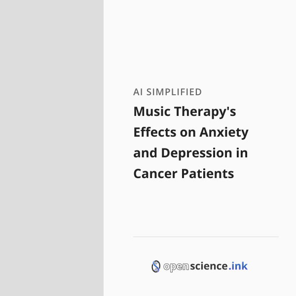 Music Therapy's Effects on Anxiety and Depression in Cancer Patients ...