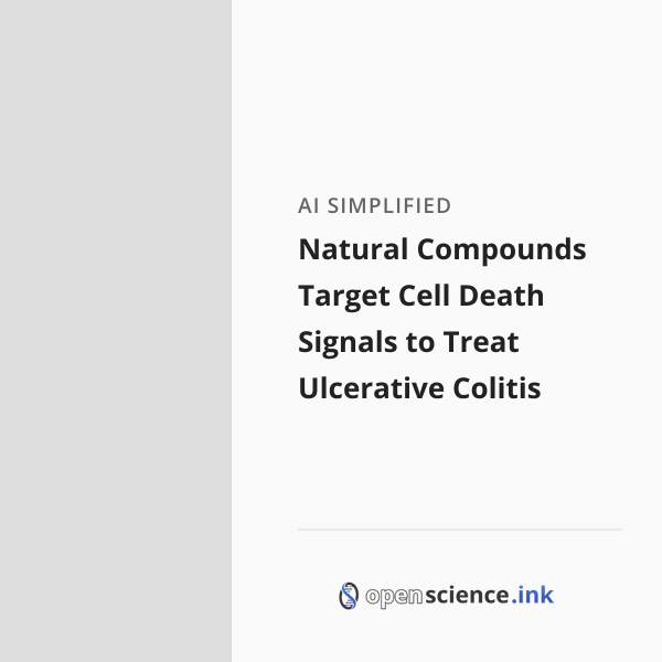 Natural Compounds Target Cell Death Signals to Treat Ulcerative Colitis ...