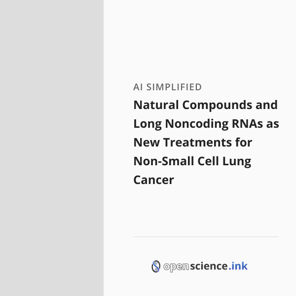 Natural Compounds and Long Noncoding RNAs as New Treatments for Non ...