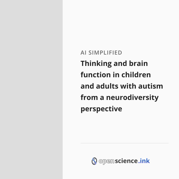 Thinking and brain function in children and adults with autism from a ...