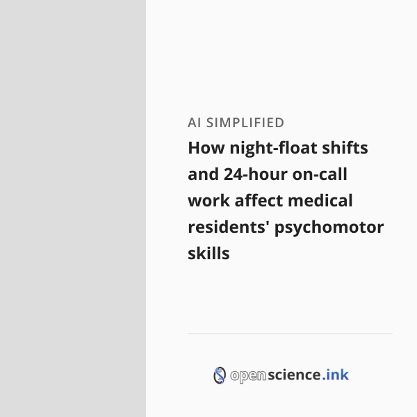 Float Caller How night-float shifts and 24-hour on-call work affect medical ...