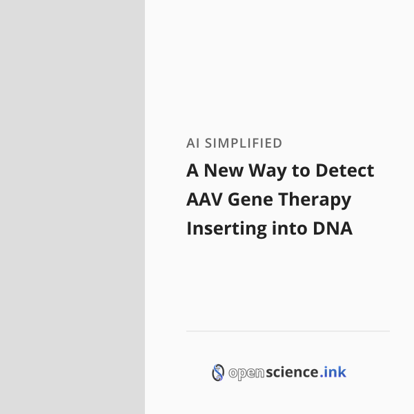 A New Way to Detect AAV Gene Therapy Inserting into DNA | studies ...