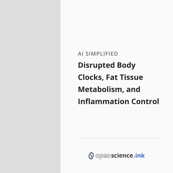 Disrupted Body Clocks, Fat Tissue Metabolism, and Inflammation Control ...
