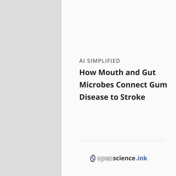 How Mouth and Gut Microbes Connect Gum Disease to Stroke | studies ...