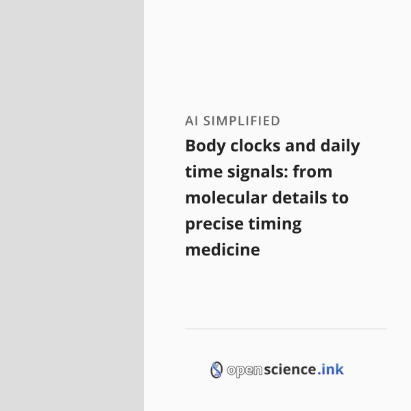 Clock Radiopaedia Body clocks and daily time signals: from molecular details to precise ...