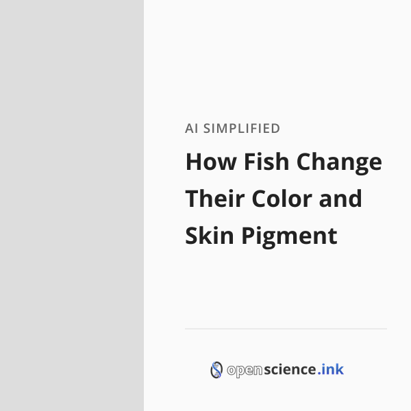 How Fish Change Their Color and Skin Pigment | studies, simplified