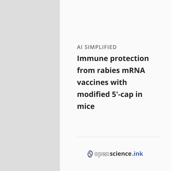 Immune protection from rabies mRNA vaccines with modified 5'-cap in ...