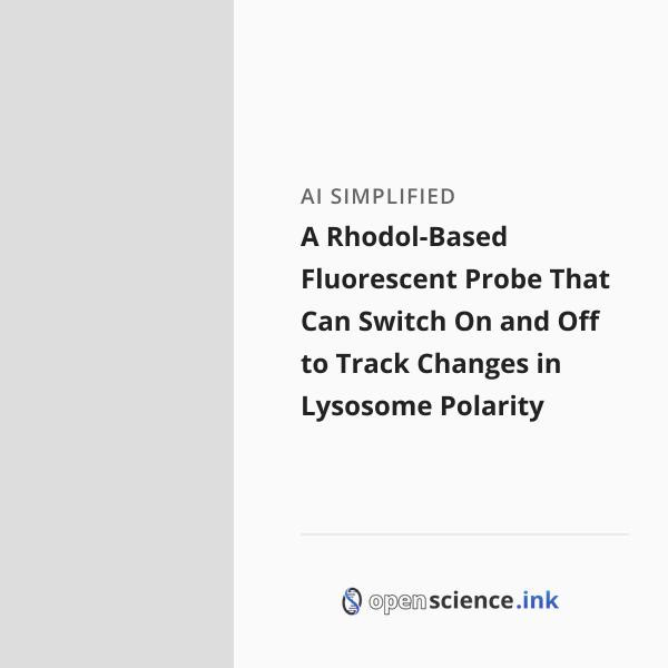 A Rhodol-Based Fluorescent Probe That Can Switch On and Off to Track ...