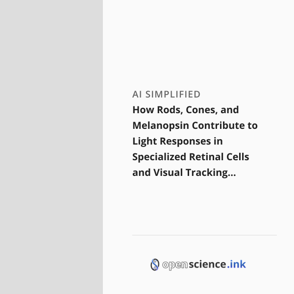How Rods, Cones, and Melanopsin Contribute to Light Responses in ...