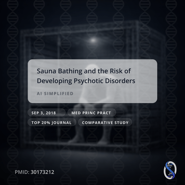 Sauna Bathing and the Risk of Developing Psychotic Disorders | studies ...
