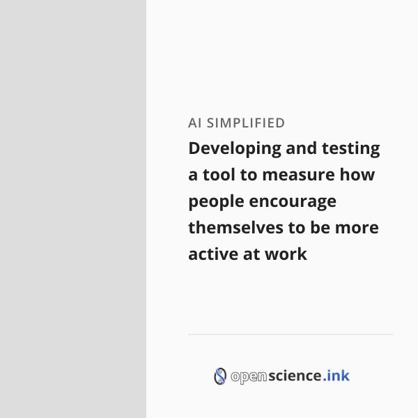 Developing and testing a tool to measure how people encourage ...