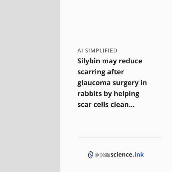 Silybin may reduce scarring after glaucoma surgery in rabbits by ...