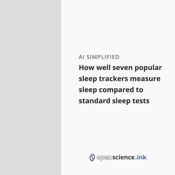 How well seven popular sleep trackers measure sleep compared to ...
